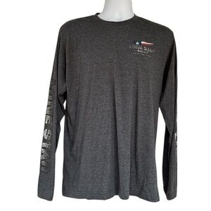Lone Star Rally 2023 Galveston Texas Island Gray Long Sleeve Graphic T-Shirt